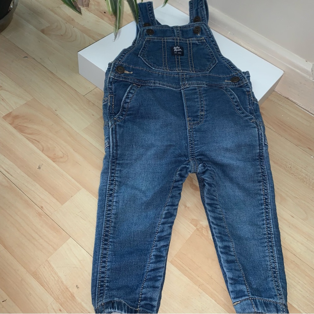 12 months Denim overalls